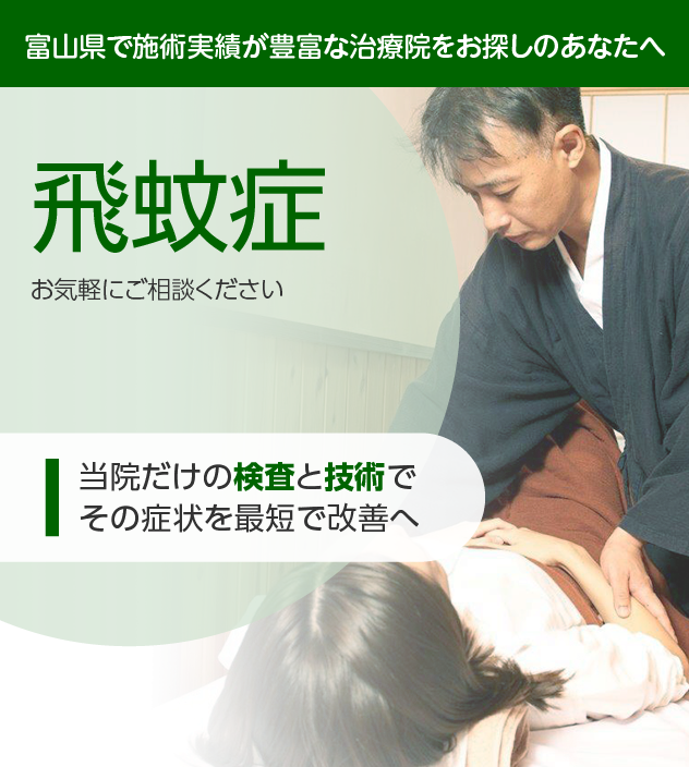 飛蚊症でお困りの方へ
